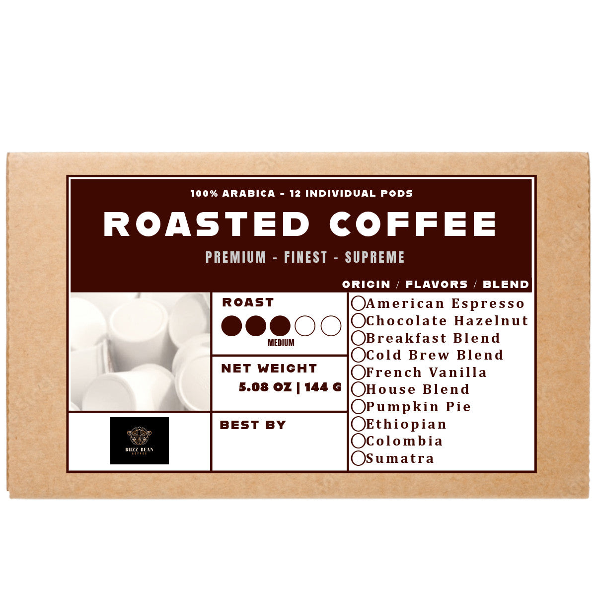 Organic K-Cups — Flavored & Non-Flavored