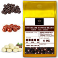 Chocolate Covered Coffee Beans Roasted Espresso Coffee Supreme Finest Artisan Beans vary from Vanuatu Sumatra Ethiopia Brazil Kenya Colombia Guatemala Burundi Costa Rica East Java El Salvador Honduras etc